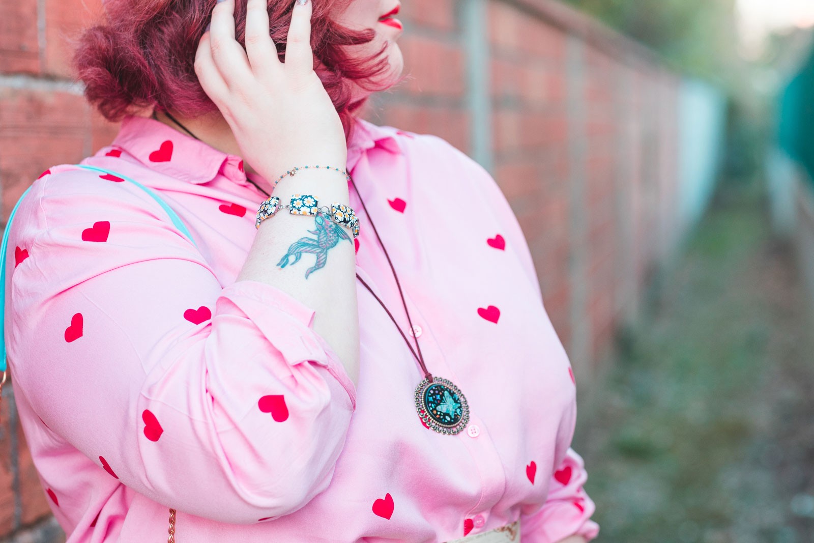 Ninaah Bulles, lapin, diy, mode grande taille, fantaisie, junarose, coeur, rose, collants, ronde curvy, blogeuse