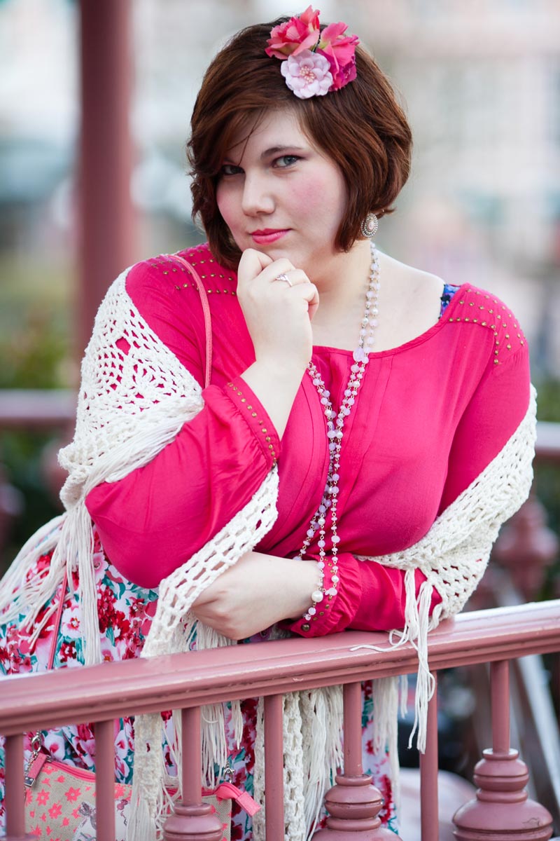 rose, valentine, grandetaille, ronde, outfit, ninaah bulles