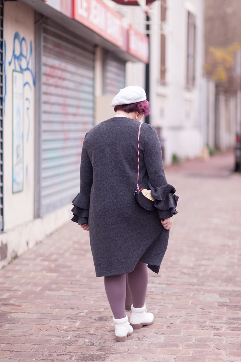 shein plus, shein grande taille, plussize, ninaah bulles, vintage, stripes, rayure, grosse, look, mode, outfit