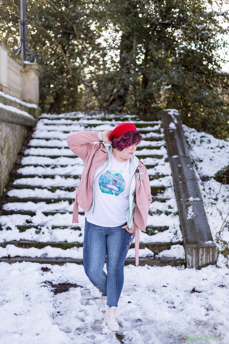 Mode, couple look, grande taille, amwf, couple mixte, mode, tunetoo, Totoro, body positive, amour, saint valentin, love, ninaah bulles