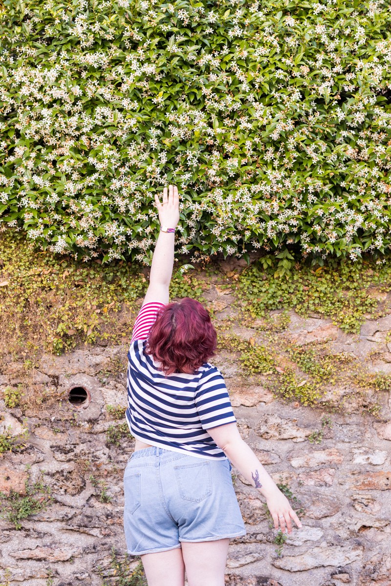 #JePorteCeQuiMePlait, shein, grande taille, curvy, plussize, short, rayure, ninaah bulles, blogeuse, mode