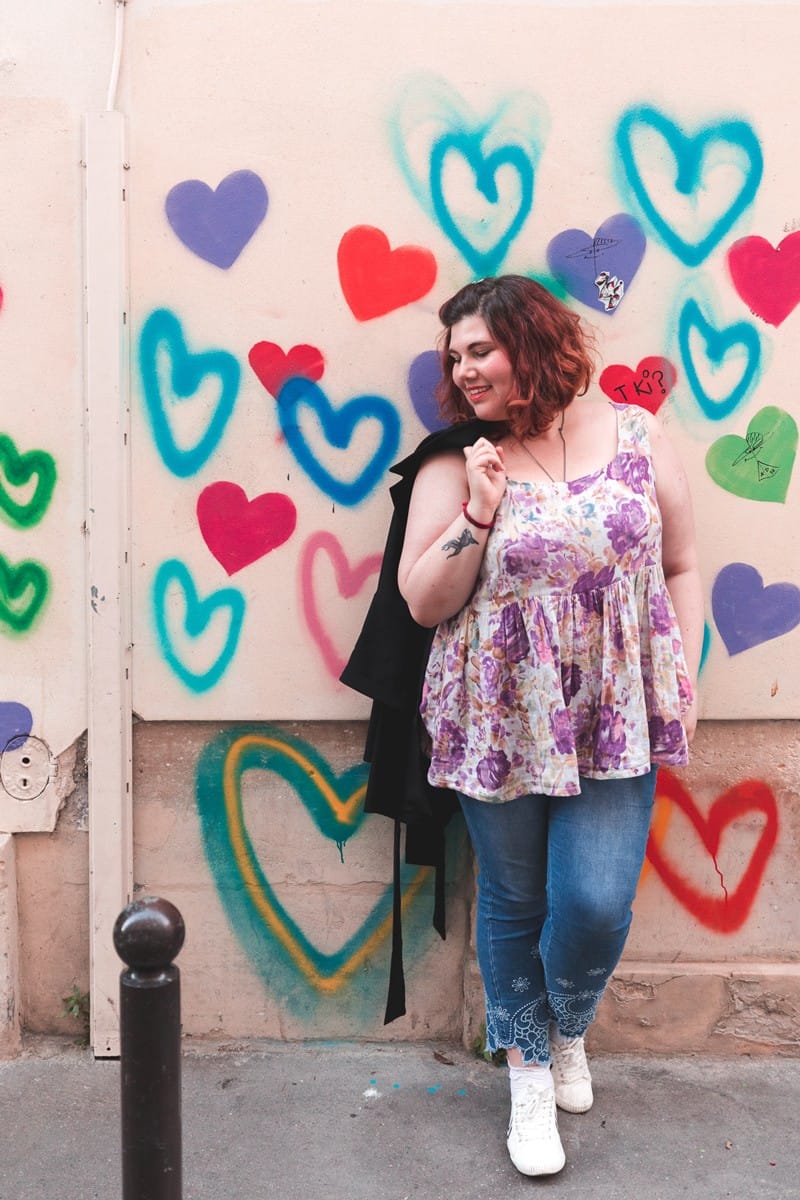 ninaah bulles, Look, tenue, la halle, grande taille, collection stéphanie zwicky, kimono, diy, top, curvy, plus size, blogueuse curvy, grande taille