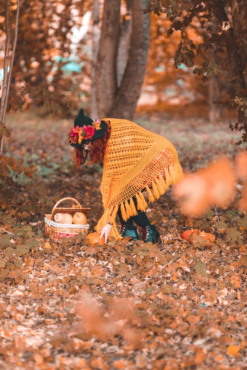 ninaah bulles, citrouilles, citrouille, halloween, sorciere, grande taille, shein, c et a, look, ginger hair, witch, shein plussize